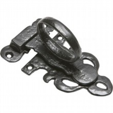 Antique Black Iron Casement Fastener