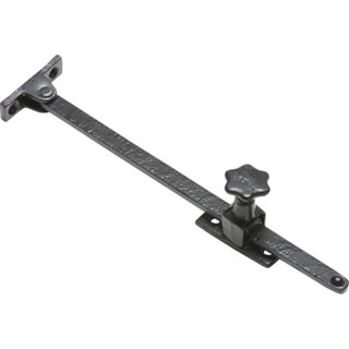Antique Black Iron Screw Down Casement Stay