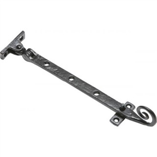 Antique Black Iron Casement Stay