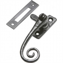Antique Black Iron Casement Fastener