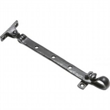 Antique Black Iron Casement Stay