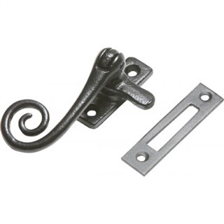 Antique Black Iron Casement Fastener