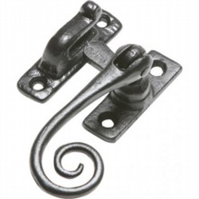 Antique Black Iron Casement Fastener