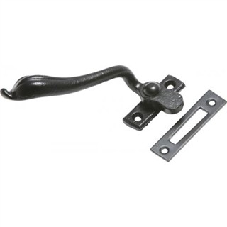 Antique Black Iron Casement Fastener
