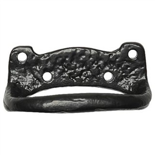 Antique Black Iron Sash Handle