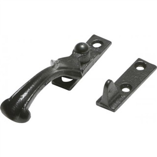 Antique Black Iron Casement Fastener