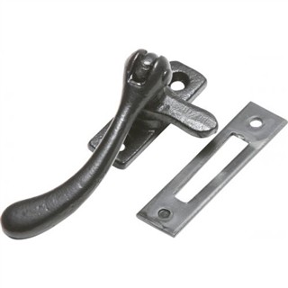 Antique Black Iron Casement Fastener