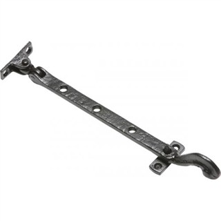 Antique Black Iron Casement Stay