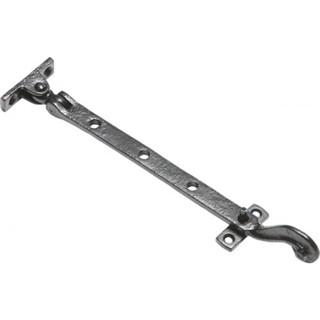 Antique Black Iron Casement Stay