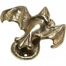 Cast Brass "Bat" Bedroom Knocker