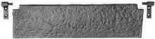11.5" Antique Black Iron Letter Tidy
