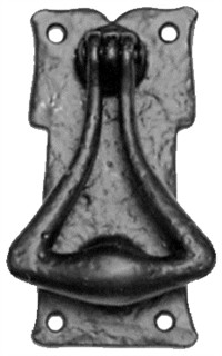 Antique Black Iron Bedroom Knocker