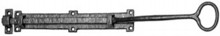 Antique Black Iron Door Bolt