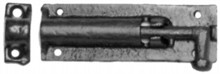Antique Black Iron Door Bolt