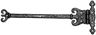 Antique Black Iron Hinge Set