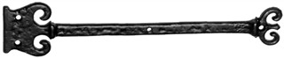 Antique Black Iron Hinge Front Set