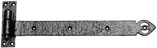 Antique Black Iron Hinge Set