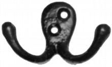 Antique Black Iron Coat Hook