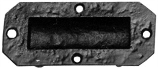 Antique Black Iron Drawer Pull