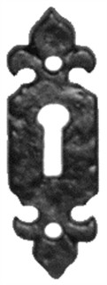 Antique Black Iron Escutcheon