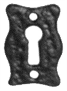 Antique Black Iron Escutcheon