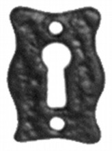 Antique Black Iron Escutcheon