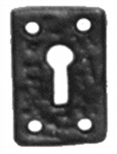 Antique Black Iron Escutcheon