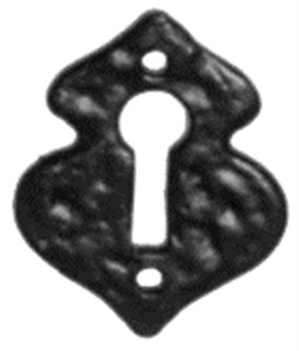 Antique Black Iron Escutcheon