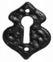 Antique Black Iron Escutcheon