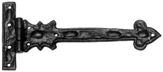 Antique Black Iron Hinge Set