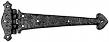 Antique Black Iron Hinge Set