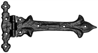 Antique Black Iron Hinge Set