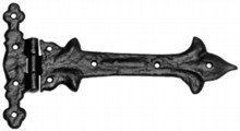 Antique Black Iron Hinge Set