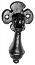 Antique Black Iron Drawer Handle