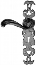 Antique Black Iron Door Handle