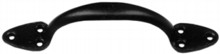 Smooth Black Iron Pull Handle
