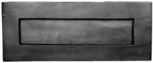 Smooth Black Iron Letter Box