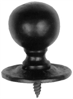 Antique Black Iron Cupboard Knob