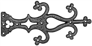 Antique Black Iron Hinge Front Set