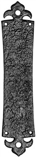 Antique Black Iron Finger Plate