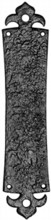 Antique Black Iron Finger Plate