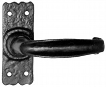 Antique Black Iron Door Handle