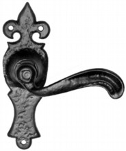 Antique Black Iron Door Handle
