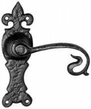 Antique Black Iron Door Handle