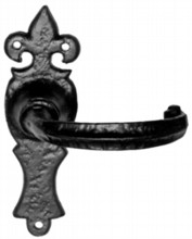 Antique Black Iron Door Handle