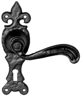 Antique Black Iron Door Handle