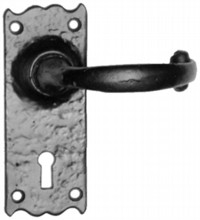 Antique Black Iron Door Handle