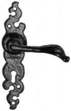 Antique Black Iron Door Handle