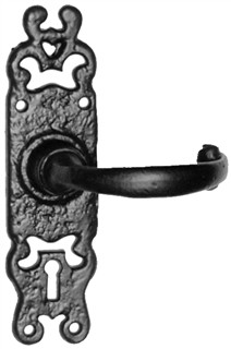 Antique Black Iron Door Handle