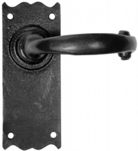 Antique Black Iron Door Handle